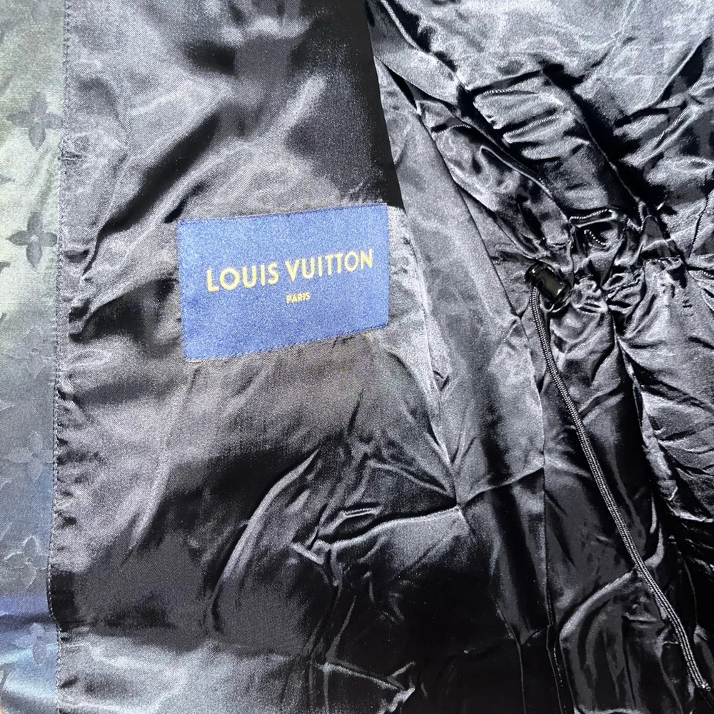 Louis Vuitton Black and Blue Monogram Jacket - Picture 4 of 9